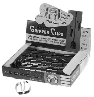 GIBSON Universalklammer, vernickelt, mit Schraube