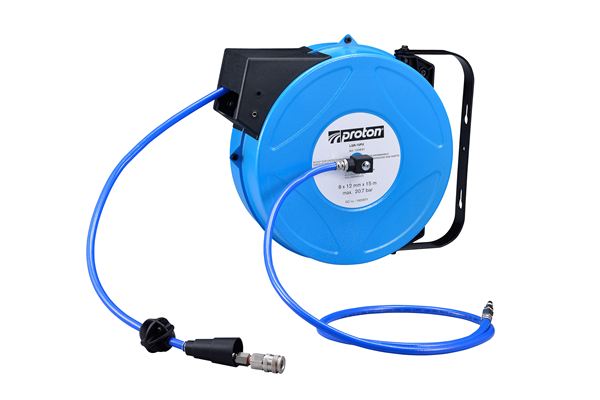 ROCKAIR Druckluft-Schlauchrolle Metallgehäuse