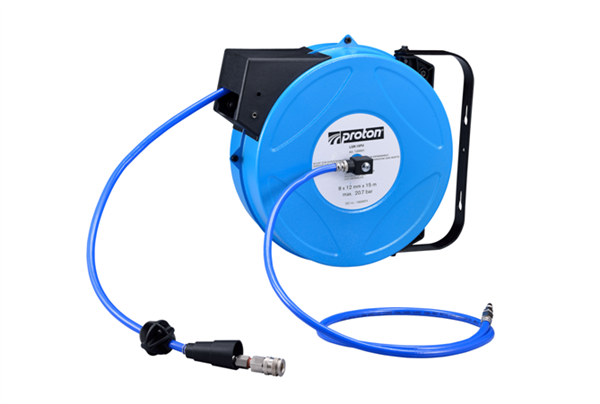 ROCKAIR Druckluft-Schlauchrolle Metallgehäuse