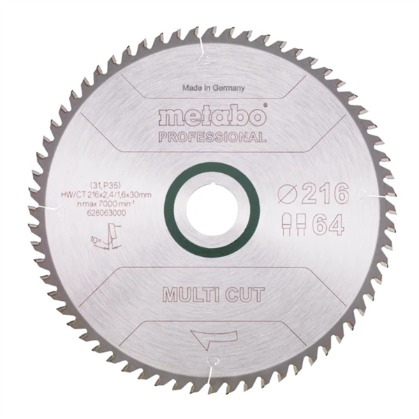Metabo HM-Kreissägeblatt "multi cut professional"