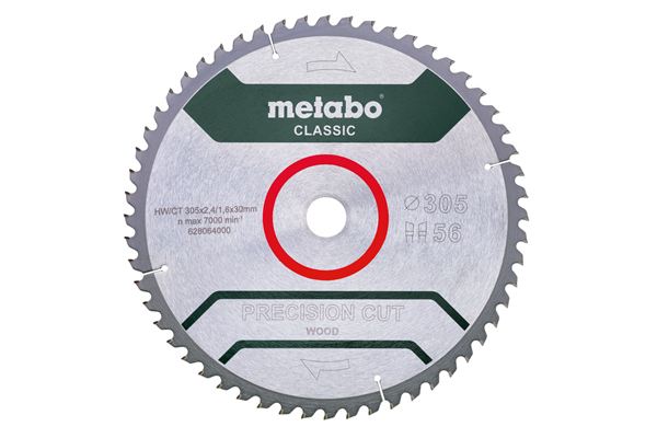Metabo HM-Kreissägeblatt WZ "precision cut wood"