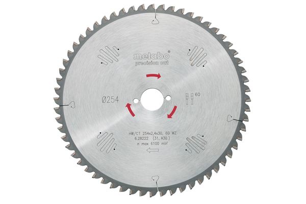 Metabo HM-Kreissägeblatt WZ "precision cut"