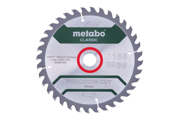 Metabo HM-Kreissägeblatt Precision cut classic