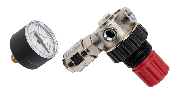 Druckreduzierventil mit Manometer Ø40mm