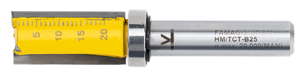 FAMAG HM-Schablonen-Nutfräser mit Kugellager
