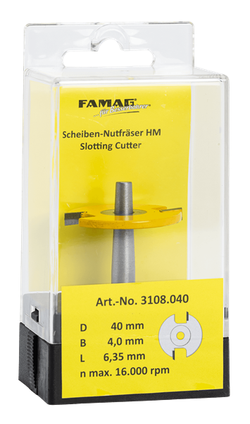 FAMAG HM-Scheiben-Nutfräser (Kantennuter)