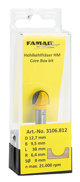FAMAG HM-Hohlkehlfräser