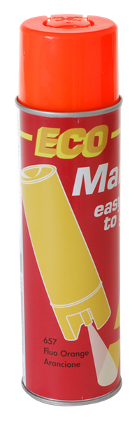 Markierspray Eco orange, mit hoher Deckkraft