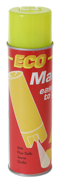 Markierspray Eco gelb, mit hoher Deckkraft