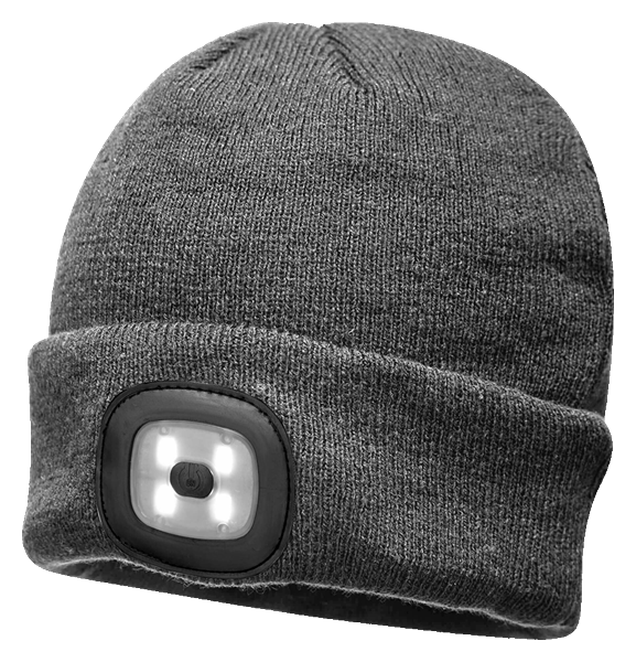 Wollmütze grau, Einheitsgrösse