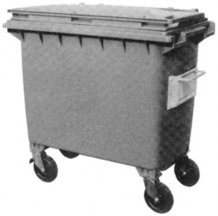 VERWO Abfallbehälter (Grüncontainer) 770ltr.