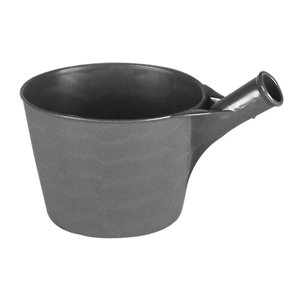 Jaucheschöpfer aus braunem Kunststoff