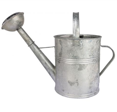 Giesskanne aus Stahl, verzinkt, pulverbeschichtet