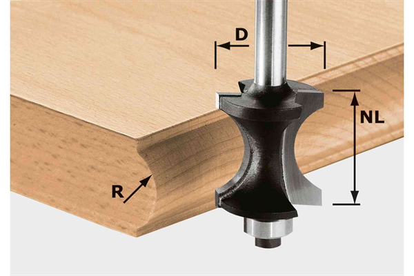 FESTOOL HM-Halbstabfräser