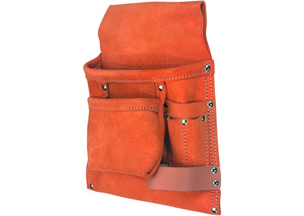 Nagel- und Werkzeugtasche aus Chromspaltleder