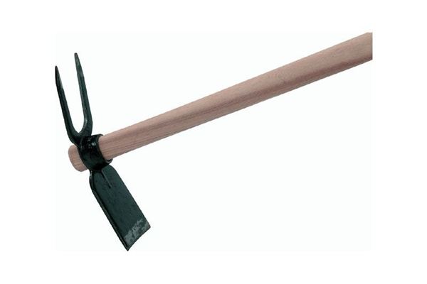 Gartenhäueli flach, mit 2 Zinken