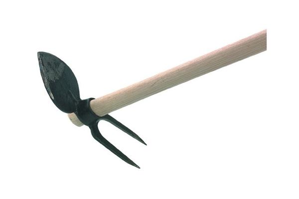 Gartenhäueli Herzform, mit 2 Zinken