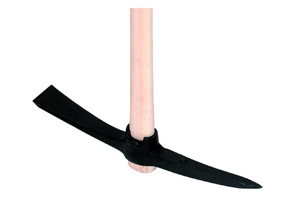 Kreuzpickel 3kg mit ovalem Haus und Lappen