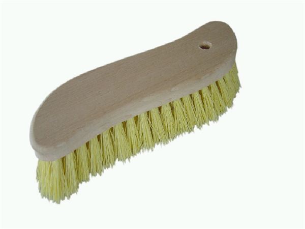 Fegbürste, Kunstreis, Holzkörper roh, S-Form