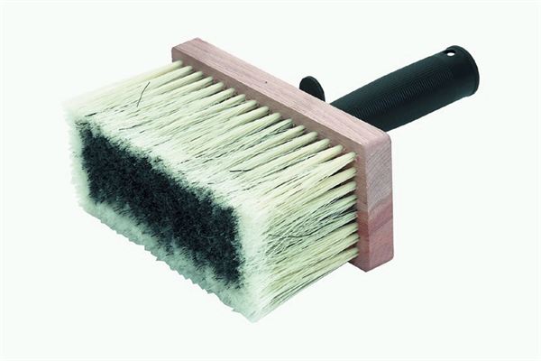 Deckenbürste mit Nylonbesatz, Holzkörper roh