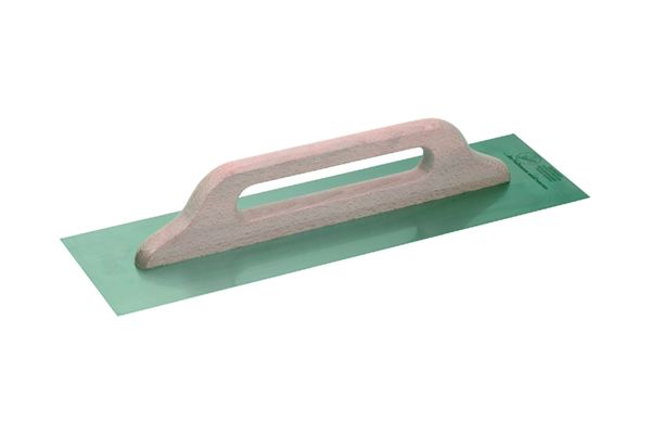 Traufel Stahl mit breiter Fase (Weissputz-Traufel)