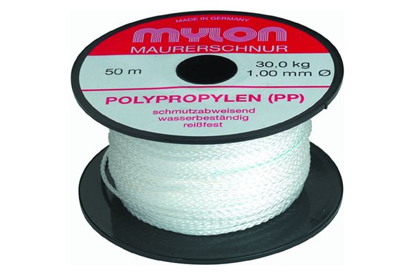 Senkelschnur aus Polypropylen, weiss
