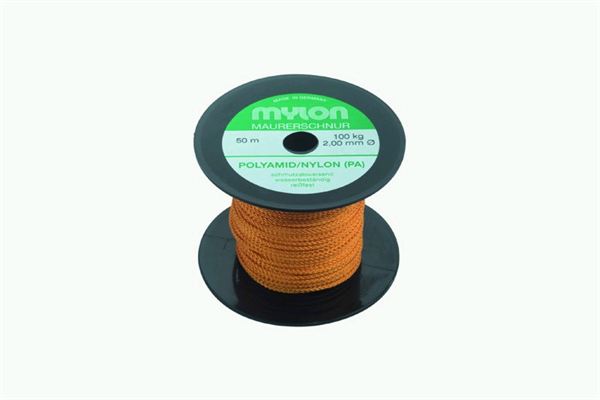 Maurerschnur Nylon gelb