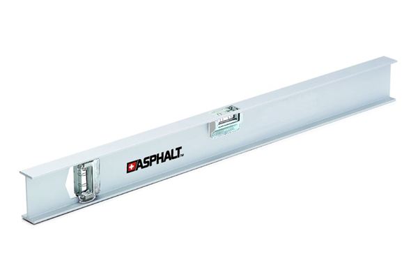 ASPHALT Wasserwaage I-Profil Länge 120cm