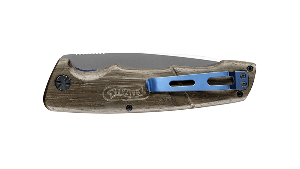 WALTHER Messer BWK 7 Blue Wood
