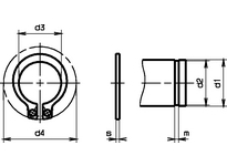 Sicherungsringe für Wellen