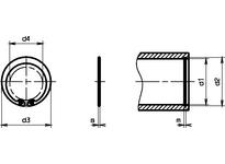 Sicherungsringe für Bohrungen
