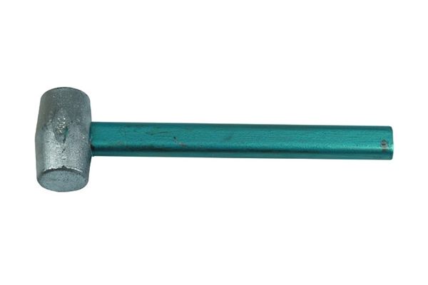 Bleihammer mit zwei flachen Bahnen