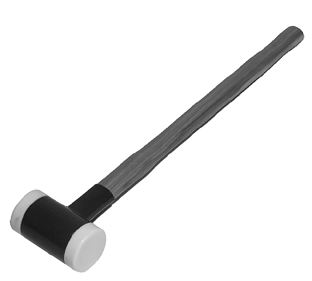 Nylonschlegel rückschlagfrei Kopf Ø80mm