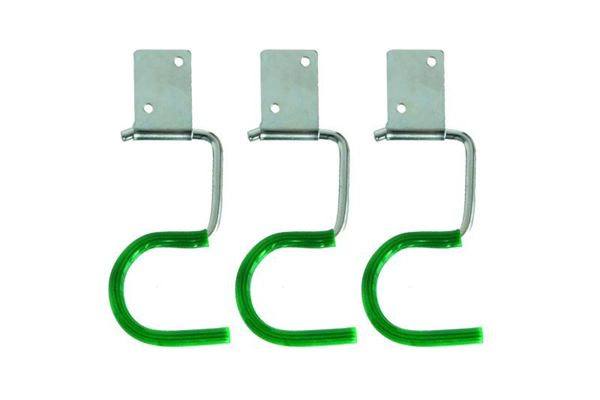 Gerätehalterschiene "Trio" grün