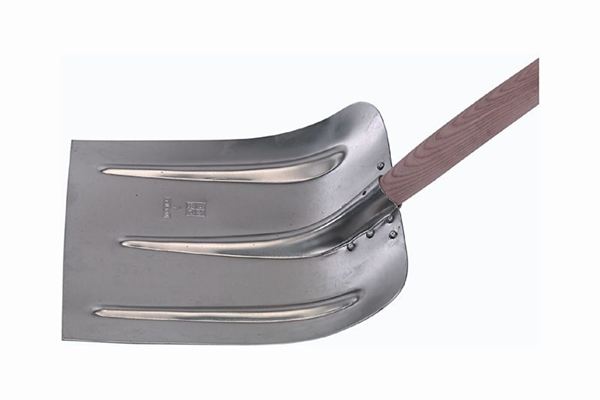 Schneeschaufel Alu gehärtet, blank Gr. 2