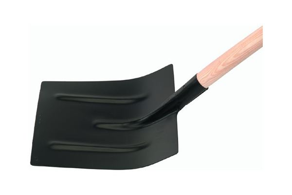 Schneeschaufel Stahl Gr. 2, schwarz lackiert