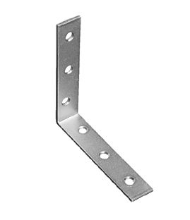 Stehwinkel Stahl verzinkt, Löcher versenkt