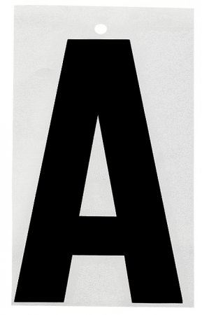 Folienbuchstabe "O" Höhe 95 mm