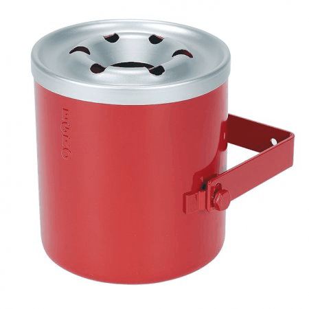 Industrie-Aschenbecher 2ltr. rot