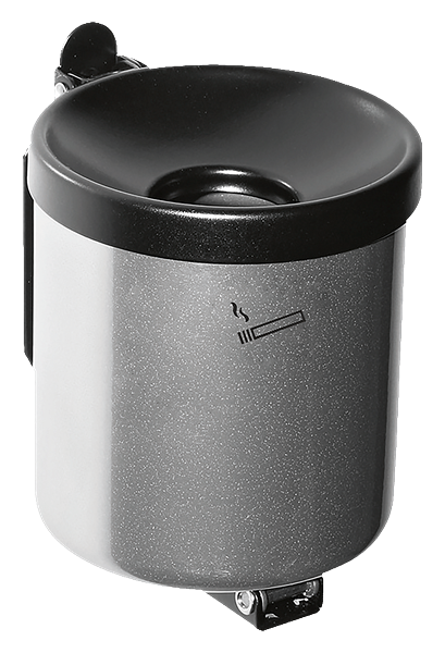 Wandaschenbecher Rondo Junior neusilber