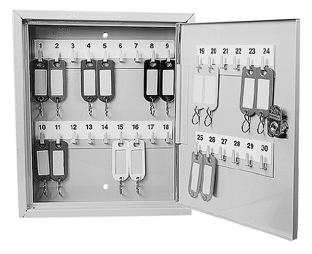 Schlüsselkasten mit 30 eingeschweissten Haken