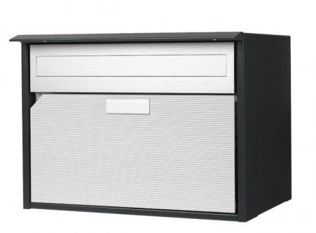 Huber Briefkasten Modell Alu 400, anthrazit