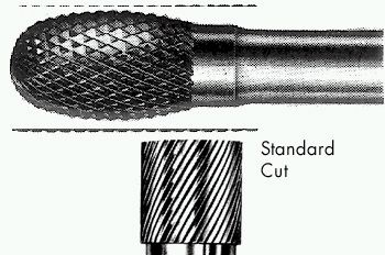 Ultra Tool Hartmetall-Frässtift Standard-Cut Nr. 1