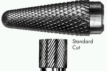 Ultra Tool Hartmetall-Frässtift Standard-Cut Nr. 1