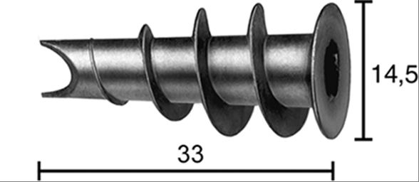Tilca Gipskartondübel GK aus Nylon