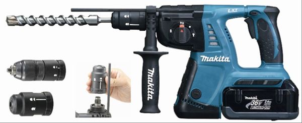 MAKITA Akku-Bohr- und Spitzhammer SDS+ 36V - 2.5J