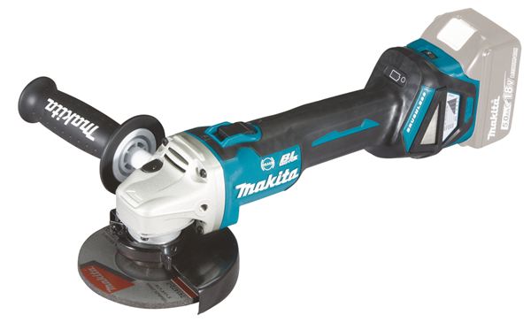 MAKITA Akku-Winkelschleifer Ø 125mm 18V
Leerlaufdrehzahlen 3'000 - 8'500 U/min.