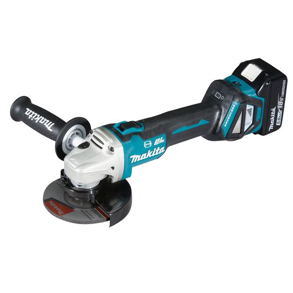 MAKITA Akku-Winkelschleifer Ø 125mm 18V
Leerlaufdrehzahlen 3'000 - 8'500 U/min.
Stufenlose Geschwindigkeit