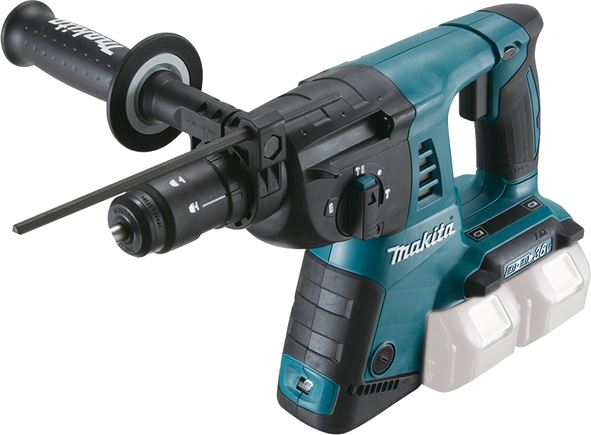 MAKITA Akku-Bohr- und Spitzhammer SDS+ 2x18V