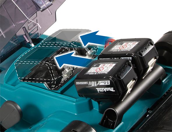 MAKITA Akku-Rasenmäher 2x18V Li-Ion